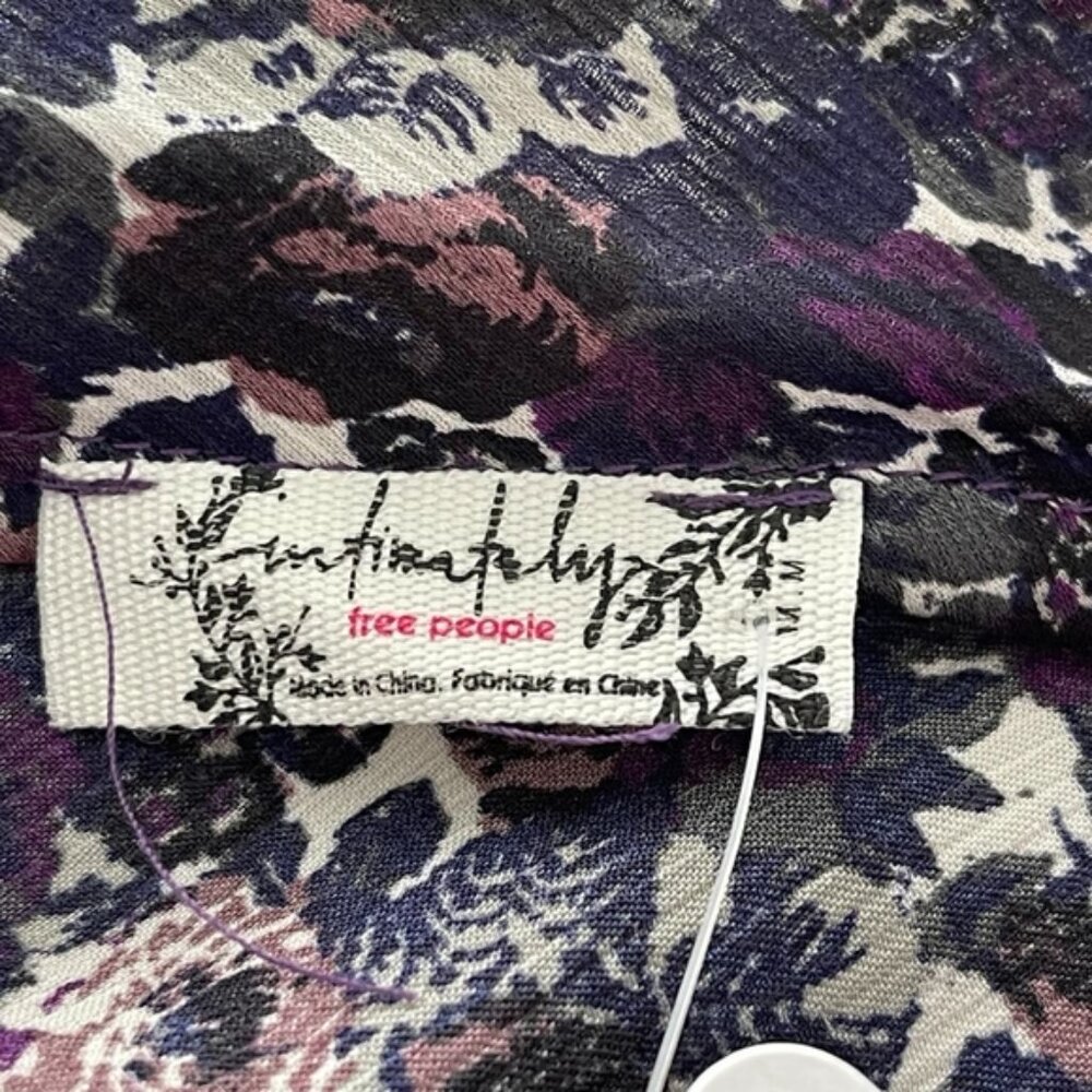 Multi-Coloured Free People Women's Nights In Floral Printed Cami - Picture 4 of 9